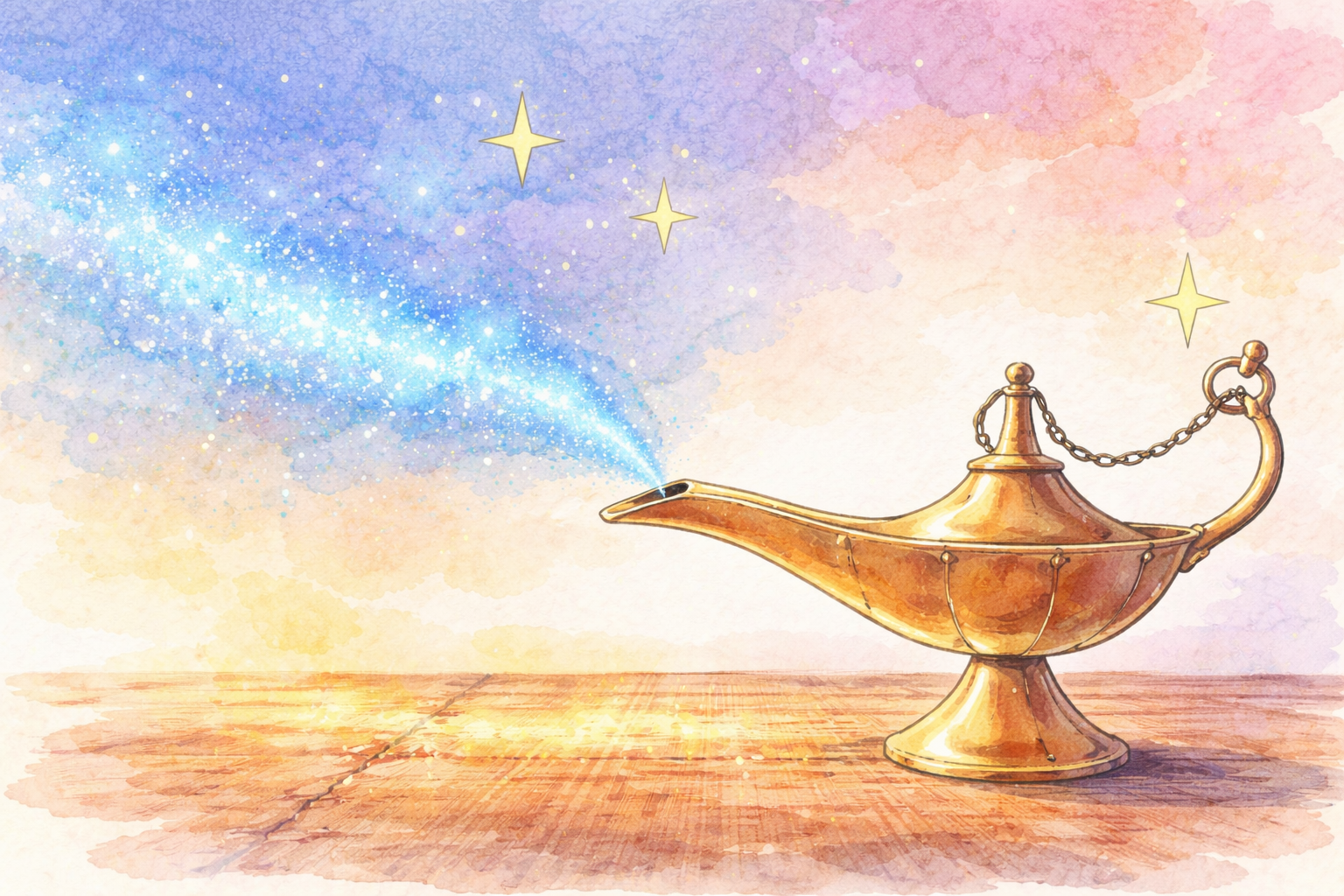 Comme par magie — aquarelle